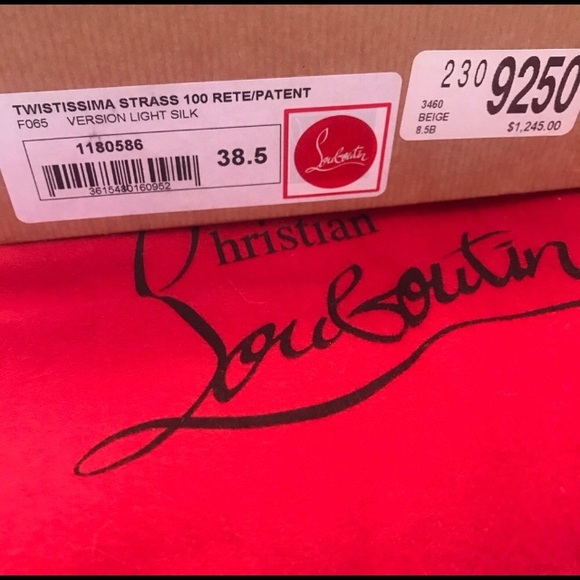 Christian Louboutin twistissima strauss nude heels - Picture 7 of 7